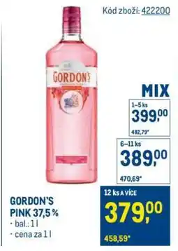 Makro GORDON’S PINK 37,5 % nabídka