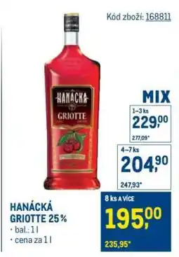 Makro HANÁCKÁ GRIOTTE 25 % nabídka