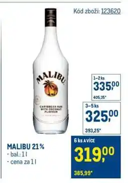 Makro Malibu 21 % nabídka