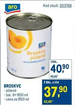 Makro Broskve nabídka
