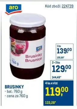 Makro Brusinky nabídka