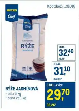 Makro Rýže jasmínová nabídka