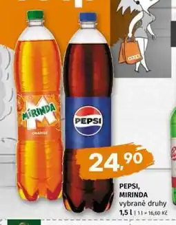 Terno Pepsi, Mirinda nabídka
