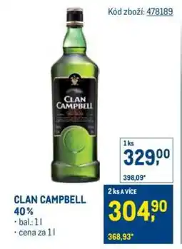 Makro Clan Campbell 40% nabídka
