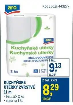 Makro KUCHYŇSKÉ UTĚRKY 2VRSTVÉ 11 m nabídka