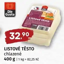 Terno Listové těsto chlazené nabídka