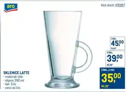 Makro SKLENICE LATTÉ nabídka