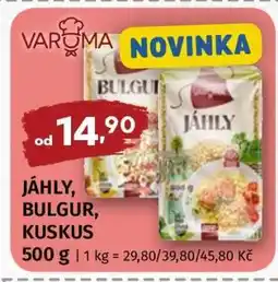 Terno JÁHLY, BULGUR, KUSKUS nabídka