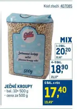 Makro Ječné kroupy nabídka