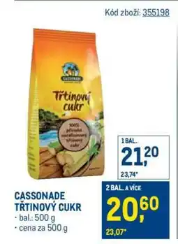 Makro Cassonade Třtinový cukr nabídka