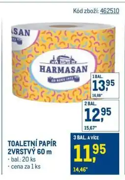 Makro TOALETNÍ PAPÍR 2VRSTVÝ 60 m nabídka