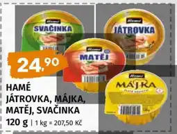 Terno HAMÉ Játrovka, Májka, Matěj, Svačinka nabídka