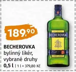 Terno Becherovka nabídka