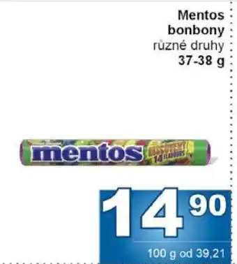 Jip Mentos Bonbony nabídka