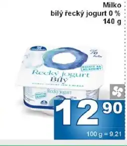 Jip Milko bílý řecký jogurt 0 % nabídka
