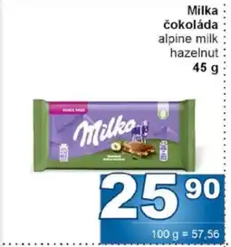 Jip Milka Čokoláda nabídka