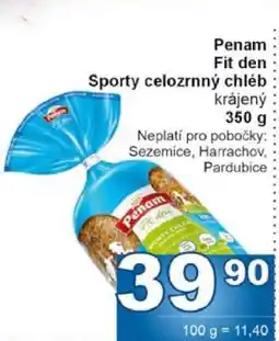 Jip Penam Fit den Sporty celozrnný chléb nabídka