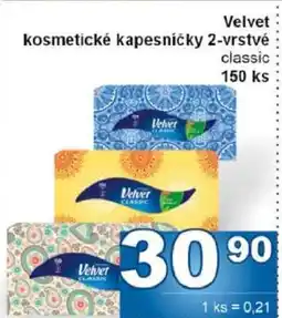 Jip Velvet kosmetické kapesníčky 2-vrstvé nabídka