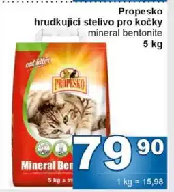 Jip Propesko hrudkující stelivo pro kočky nabídka