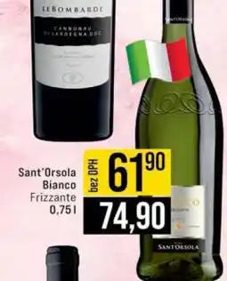 Jip Sant’Orsola Bianco Frizzante 0,75 l nabídka
