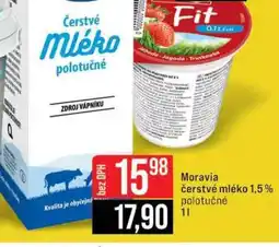 Jip Moravia čerstvé mléko 1,5 % polotučné nabídka