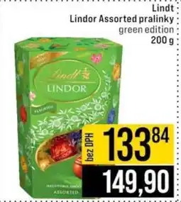 Jip Lindt Lindor Assorted pralinky green edition nabídka