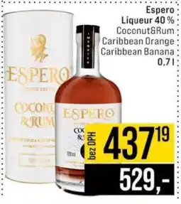Jip Espero Liqueur 40% Coconut&Rum Caribbean Orange Caribbean Banana nabídka