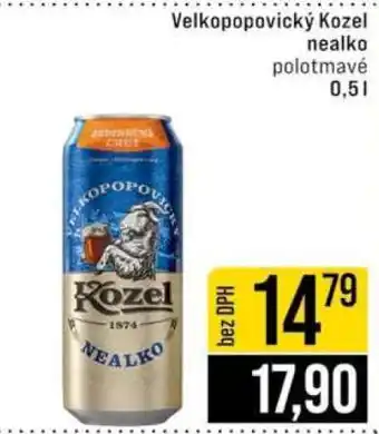 Jip Velkopopovický Kozel nealko nabídka