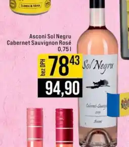 Jip Asconi Sol Negru Cabernet Sauvignon Rosé 0,75 l nabídka
