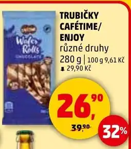 Penny Market Trubičky cafétime/ enjoy nabídka