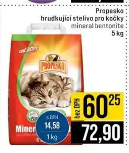 Jip Propesko hrudkující stelivo pro kočky nabídka