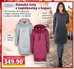 Norma Dámské šaty z teplákoviny s kapucí nabídka