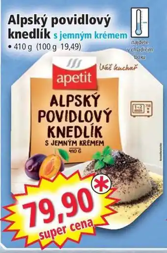 Norma Alpský povidlový knedlík nabídka