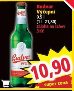 Norma Budvar výčepní nabídka