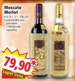Norma Moscato Merlot nabídka