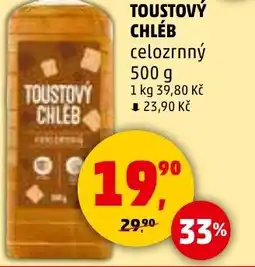 Penny Market Toustový chleb celozrnný nabídka
