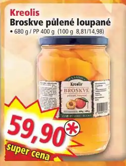 Norma Kreolis Broskve půlené loupané nabídka
