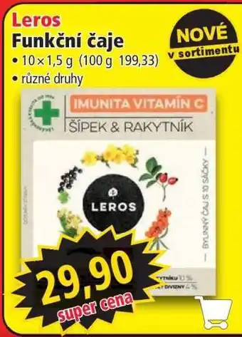 Norma Leros Funkční čaje nabídka