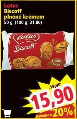 Norma Lotus Biscoff plněné krémem nabídka