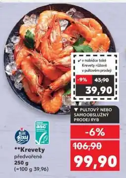 Kaufland Krevety předvařené nabídka