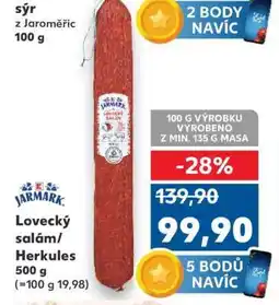 Kaufland Jarmark Lovecký salám/ Herkules nabídka