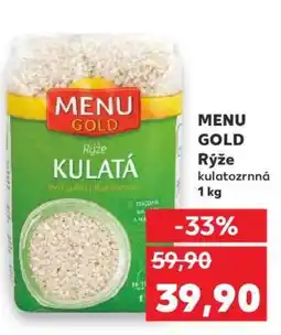 Kaufland MENU GOLD Rýže kulatozrnná 1 kg nabídka