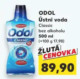 Kaufland ODOL Ústní voda Classic nabídka