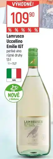 Globus Lambrusco Uccellino Emilie IGT nabídka