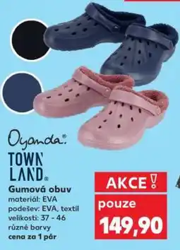 Kaufland GUMOVÁ OBUV nabídka