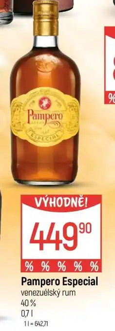 Globus Pampero Especial nabídka