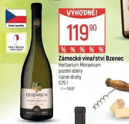 Globus Zámecké vinařství Bzenec nabídka
