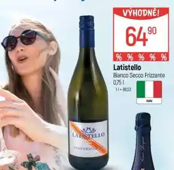 Globus Latistello Bianco Secco Frizzante nabídka