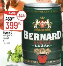 Globus Bernard světlý ležák soudek nabídka