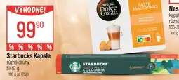 Globus Starbucks kapsle nabídka